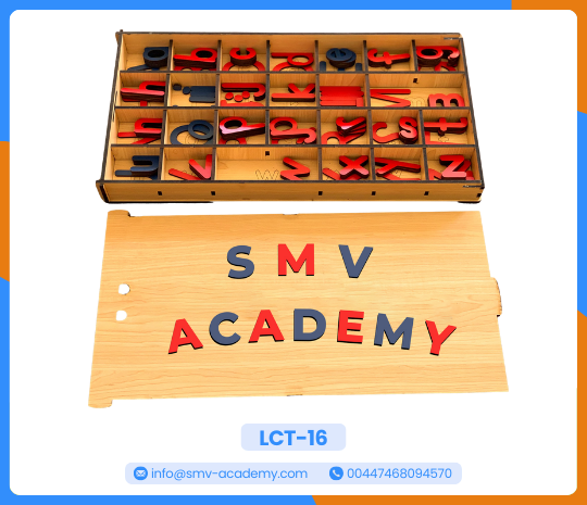 صندوق الحروف الإنجليزية MDF